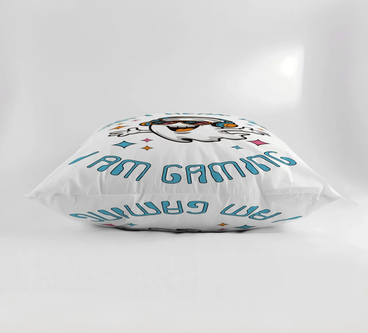 CAN’T HEAR YOU – I AM GAMING - Ghost cuscino da studiovinja