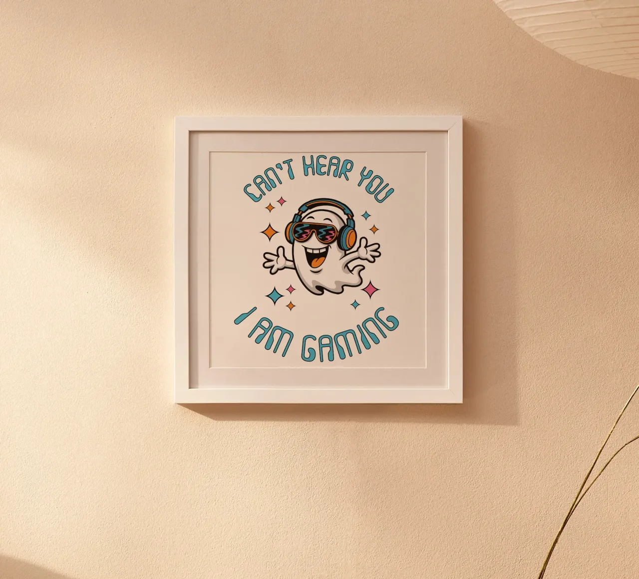 CAN’T HEAR YOU – I AM GAMING - Ghost carta hahnemühle da studiovinja