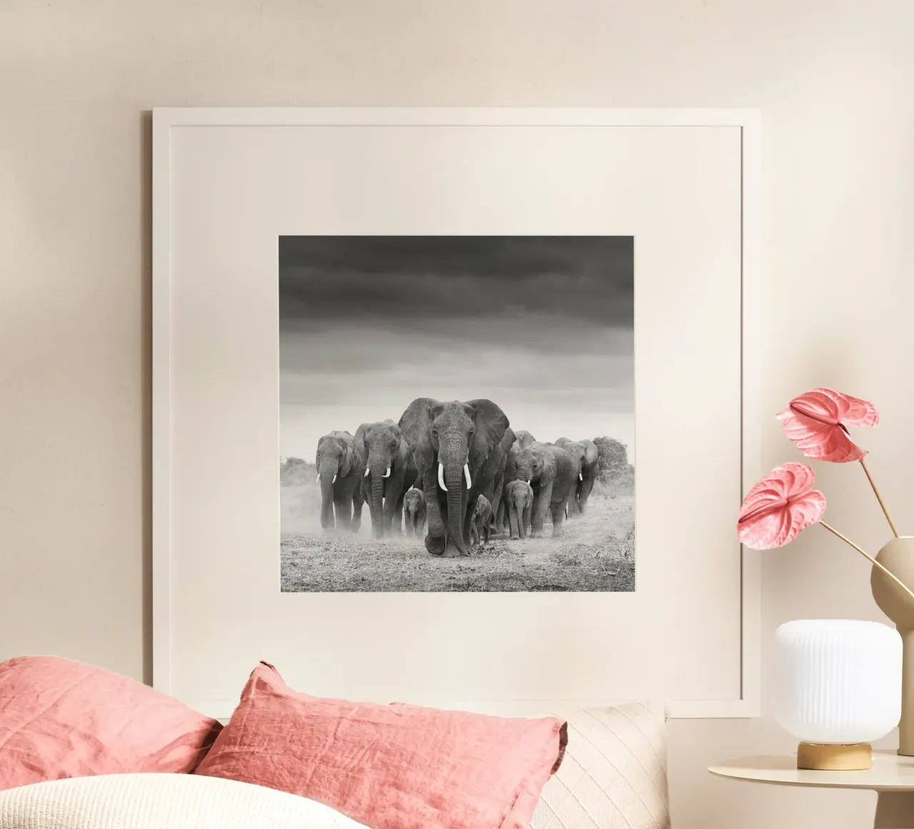 The Elephant Family poster by Shiva Shops