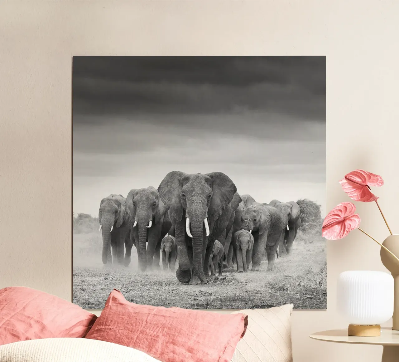 The Elephant Family poster by Shiva Shops