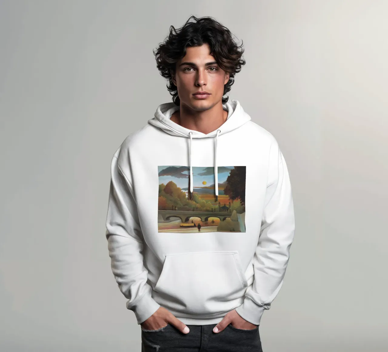 Henri Rousseau 15 felpa con cappuccio da loniegrimes