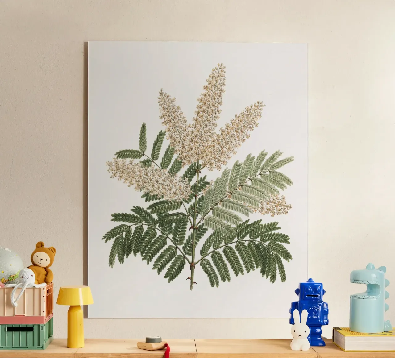 drawn flower plexiglass da vintageshop