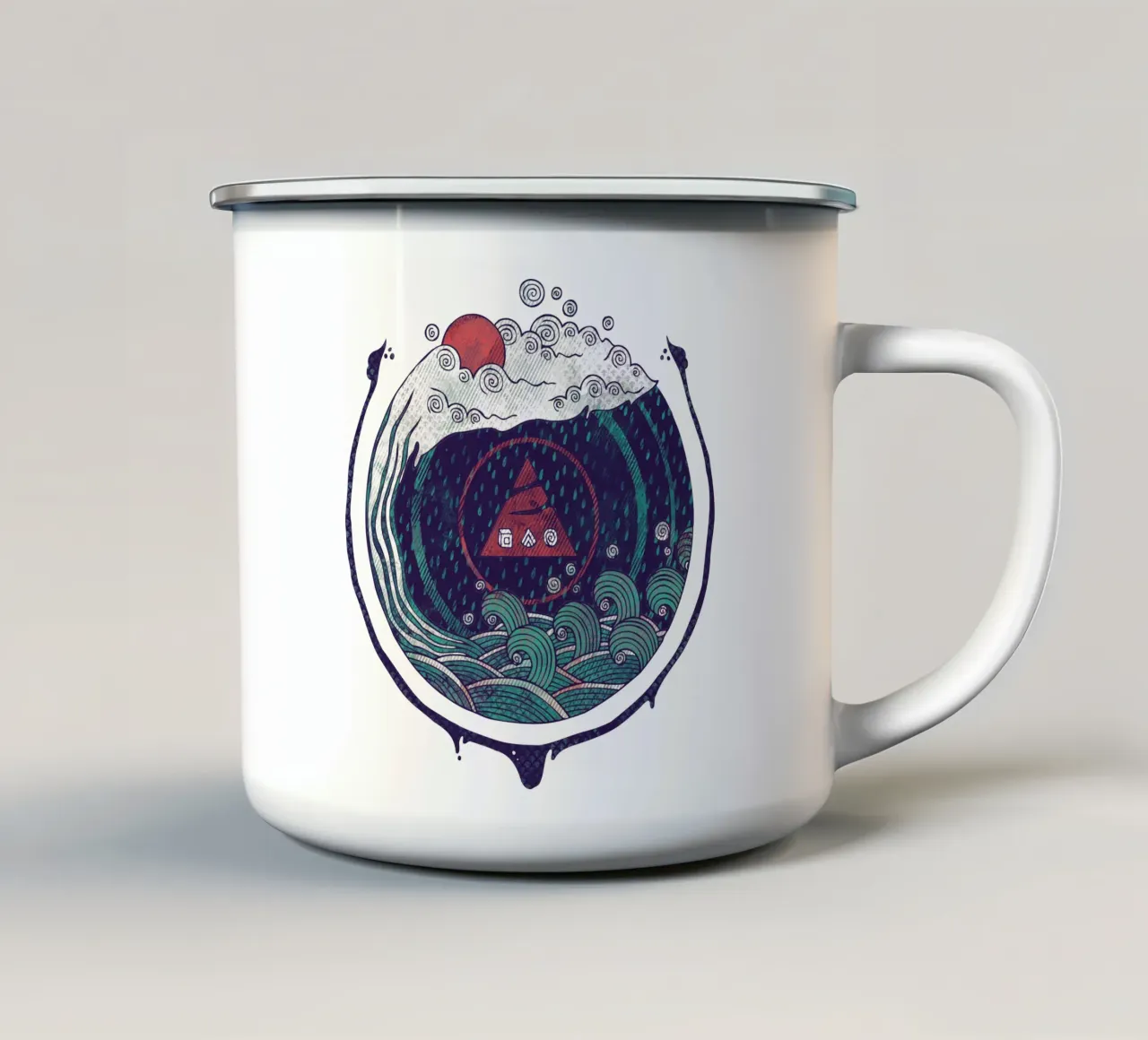 Water tazza in smalto da againstbound
