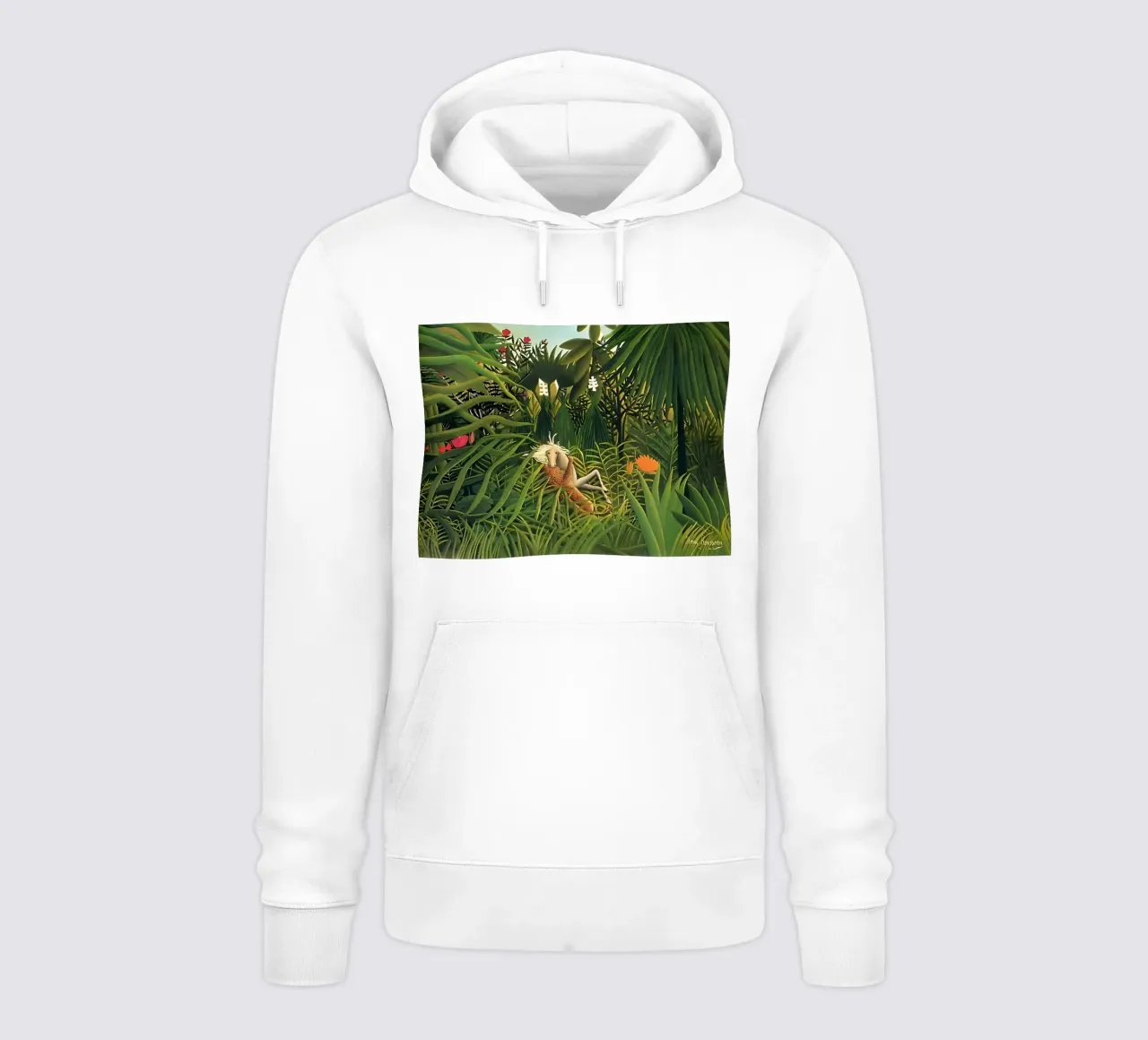 Henri Rousseau 19 felpa con cappuccio da loniegrimes