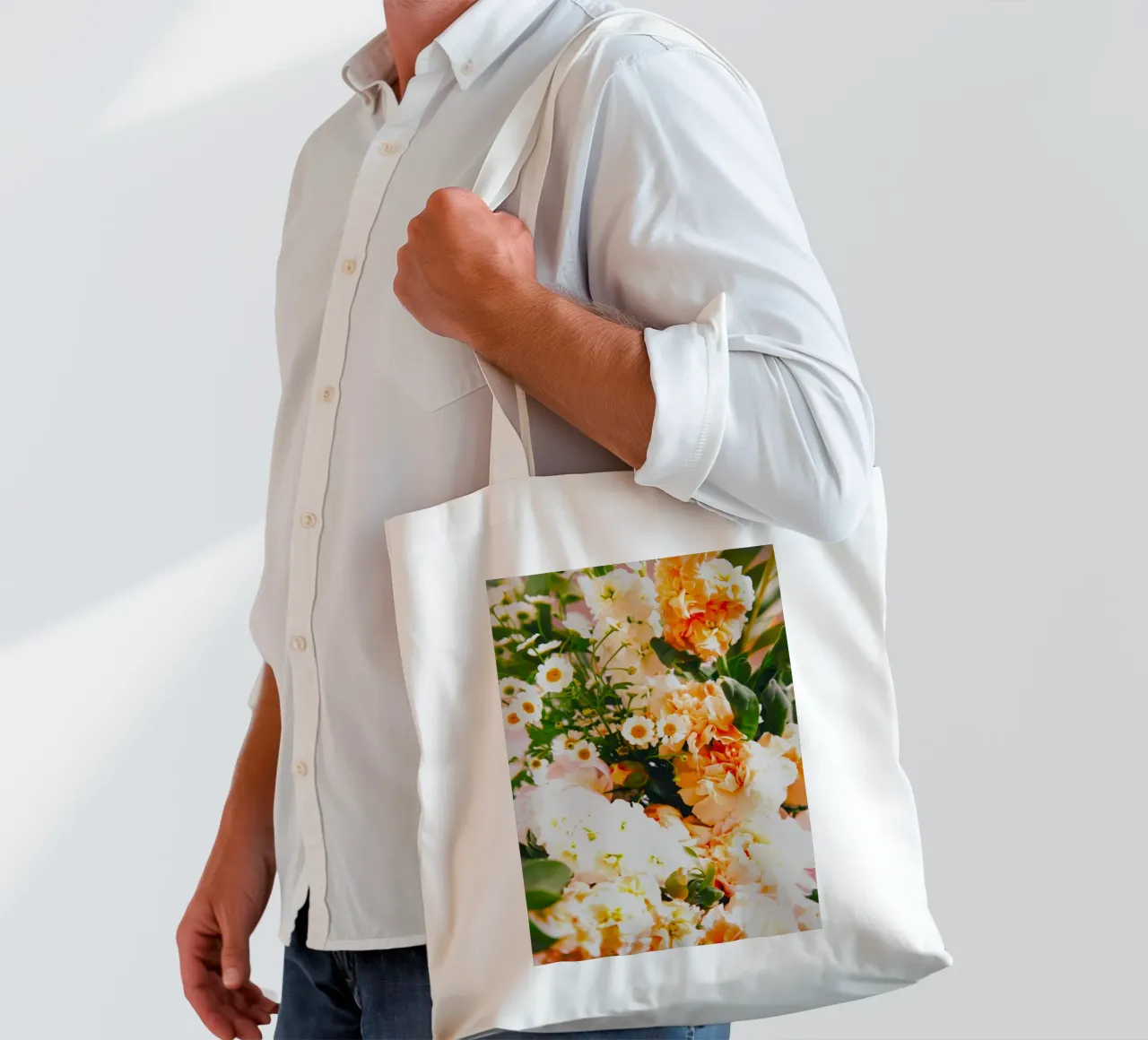 I petali danno colore, diffondono amore borsa in juta da Nature's Palette