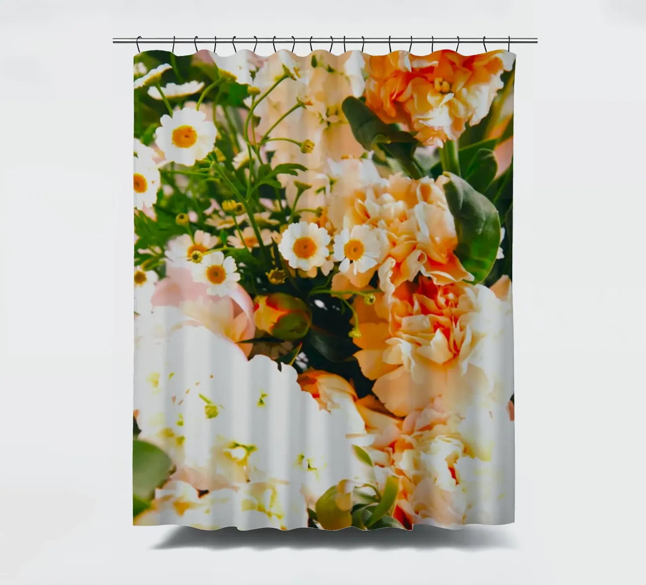 I petali danno colore, diffondono amore tenda da doccia da Nature's Palette
