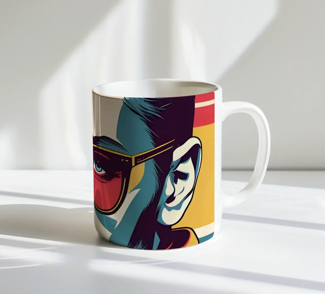 stile pop art vivace tazza in ceramica da LIFESTYLE OBJECTS