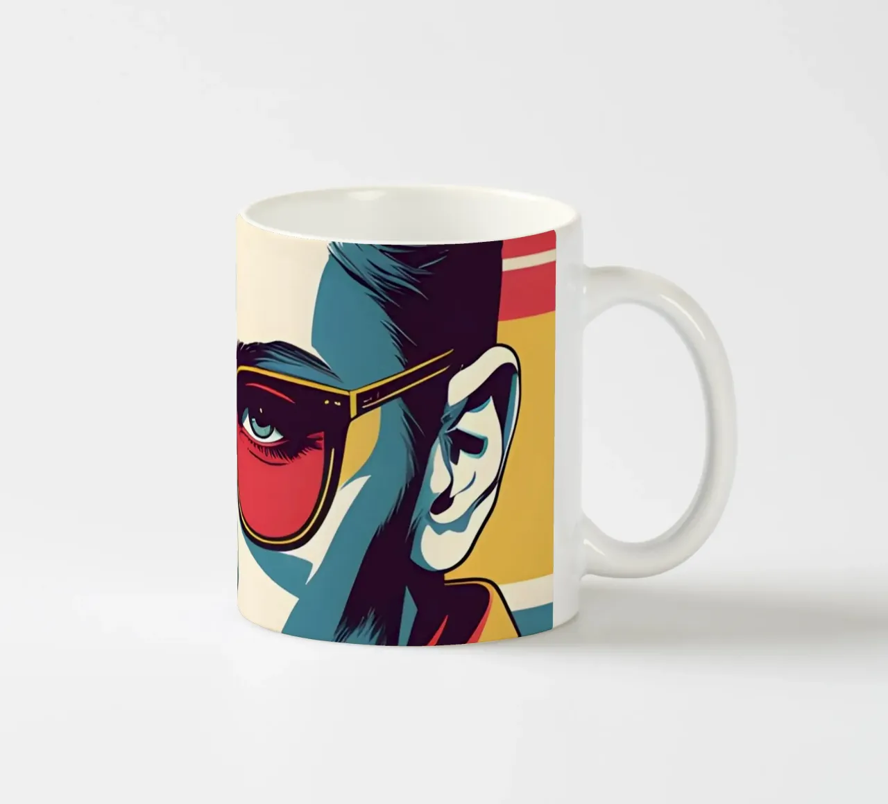 stile pop art vivace tazza in ceramica da LIFESTYLE OBJECTS