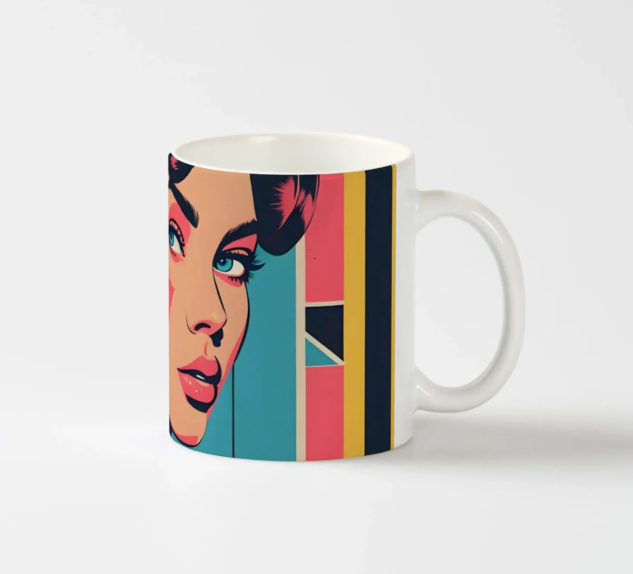stile pop art vivace tazza in ceramica da LIFESTYLE OBJECTS
