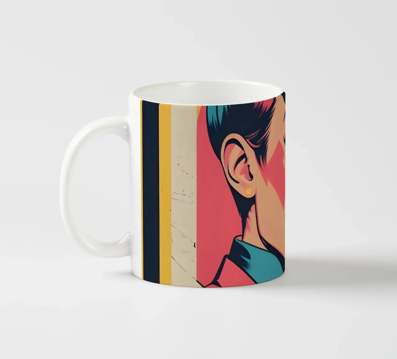 stile pop art vivace tazza in ceramica da LIFESTYLE OBJECTS