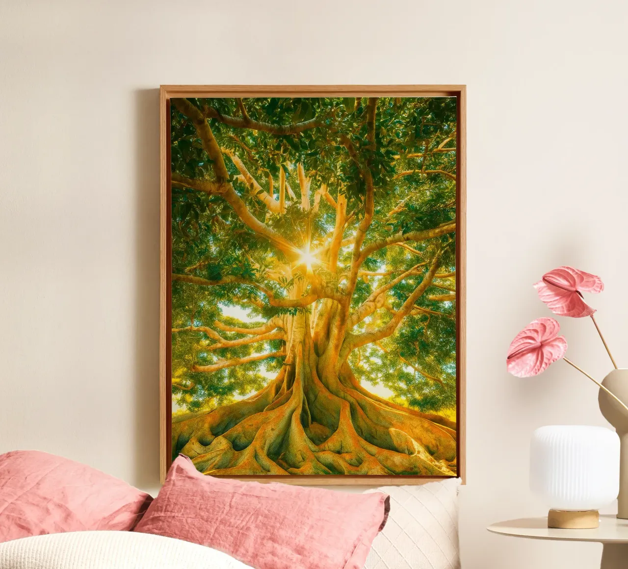 tree branch retro photography canvas by lottuz