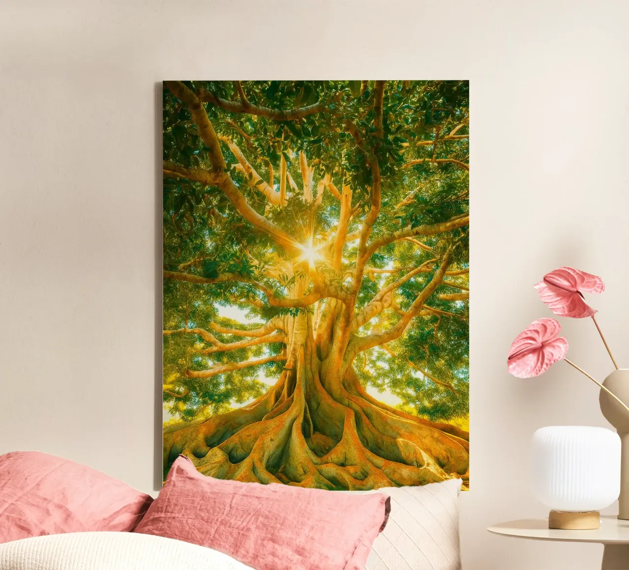 tree branch retro photography canvas by lottuz