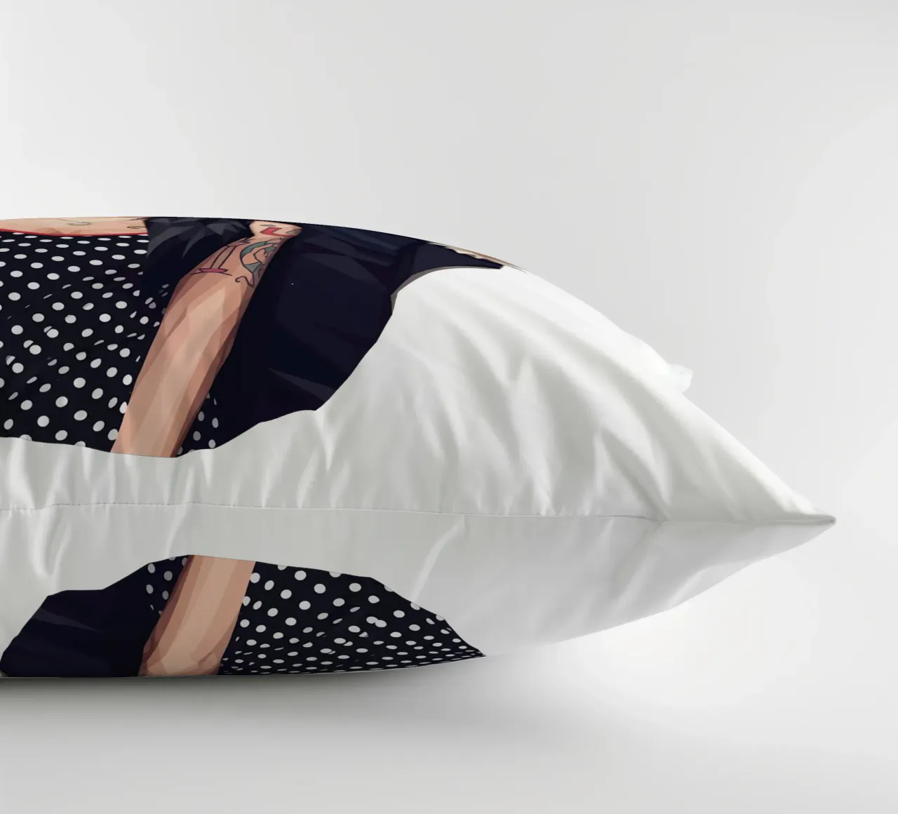 Amy Winehouse e Ozzy Osbourne Low Poly cuscino da Low Profile