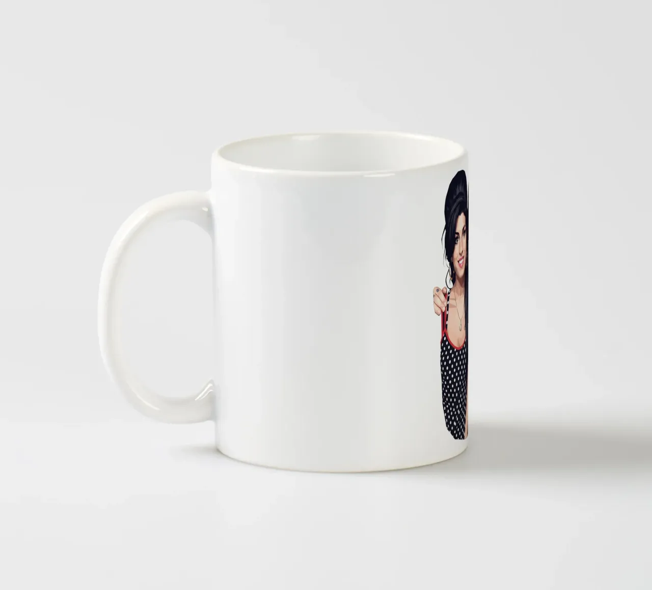 Amy Winehouse e Ozzy Osbourne Low Poly tazza in ceramica da Low Profile