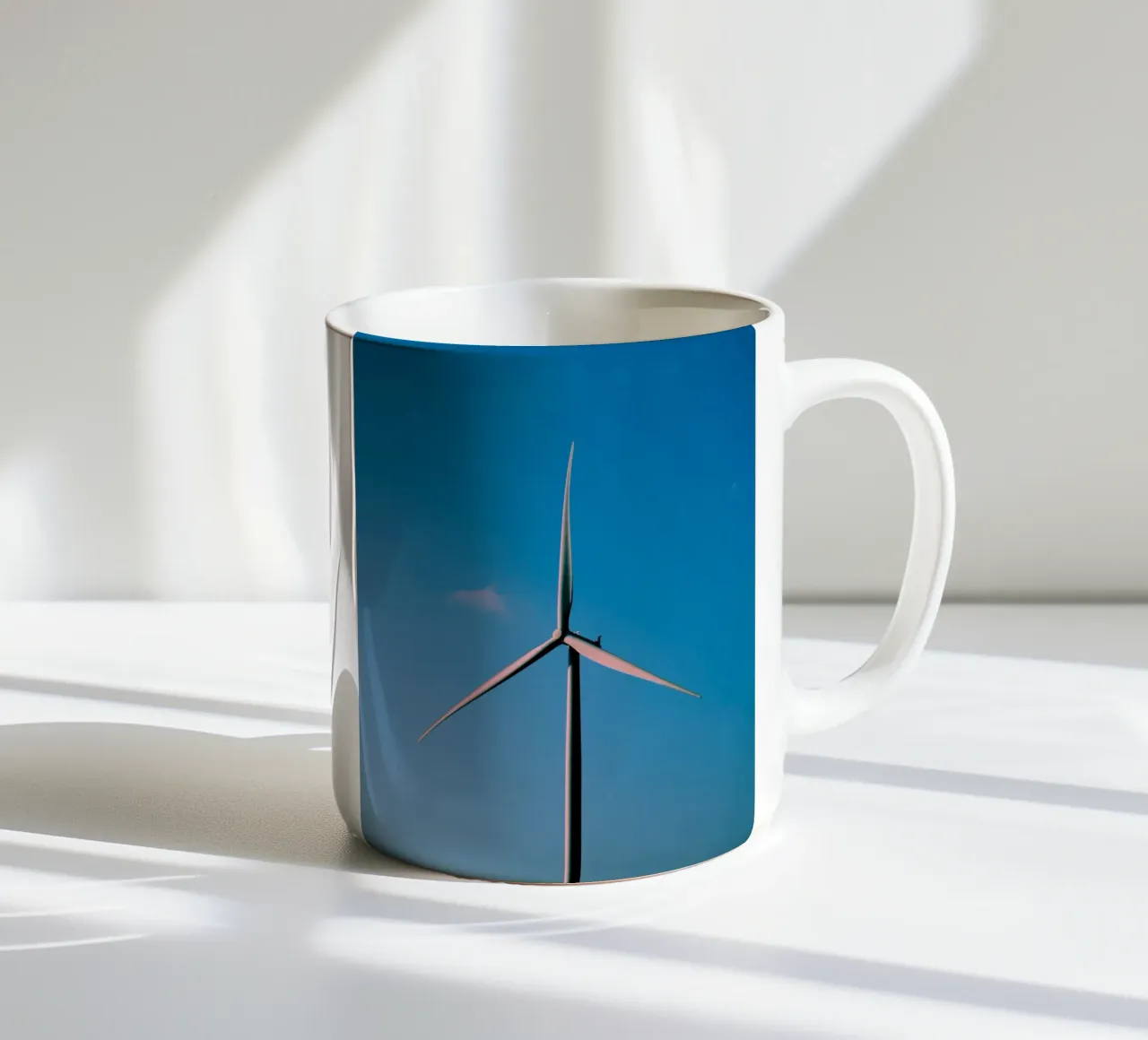 giant windmill tazza in ceramica da feny