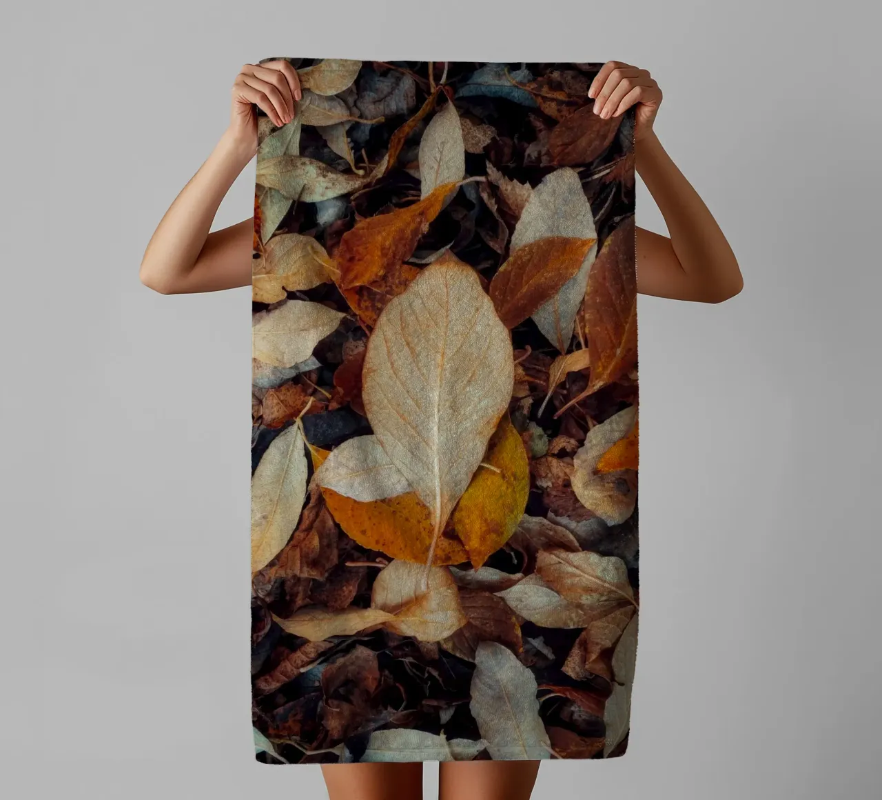 leaf autumn asciugamano da bagno da feny