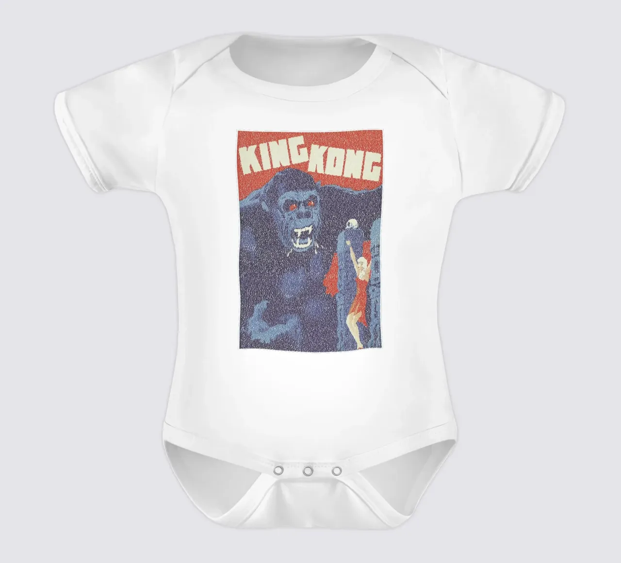 King Kong body neonato maniche corte da Robotic Ewe