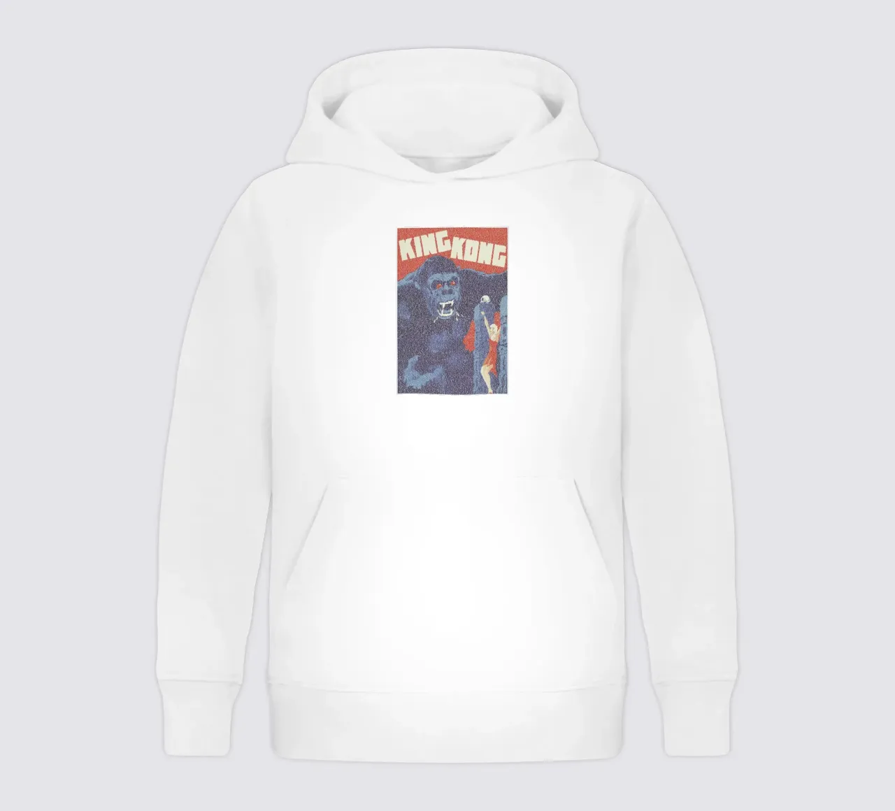 King Kong felpa bambino con cappuccio da Robotic Ewe