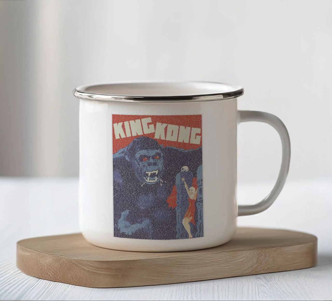 King Kong tazza in smalto da Robotic Ewe