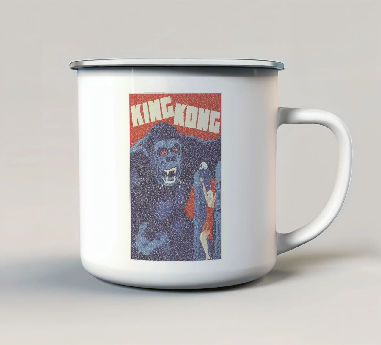 King Kong tazza in smalto da Robotic Ewe