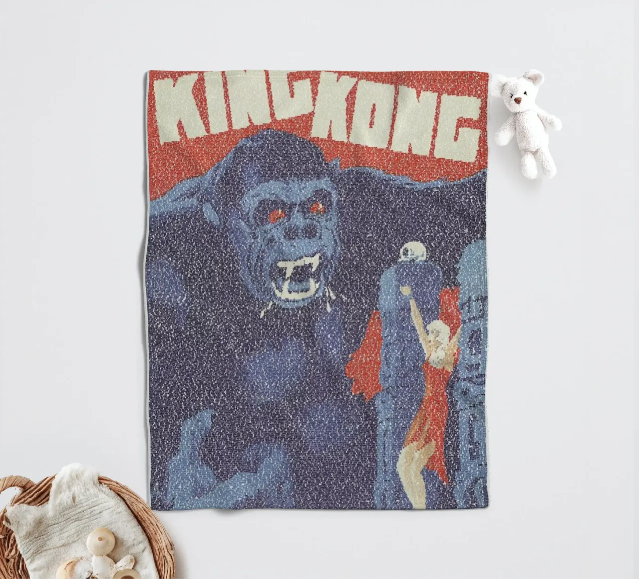 King Kong coperta in pile da Robotic Ewe