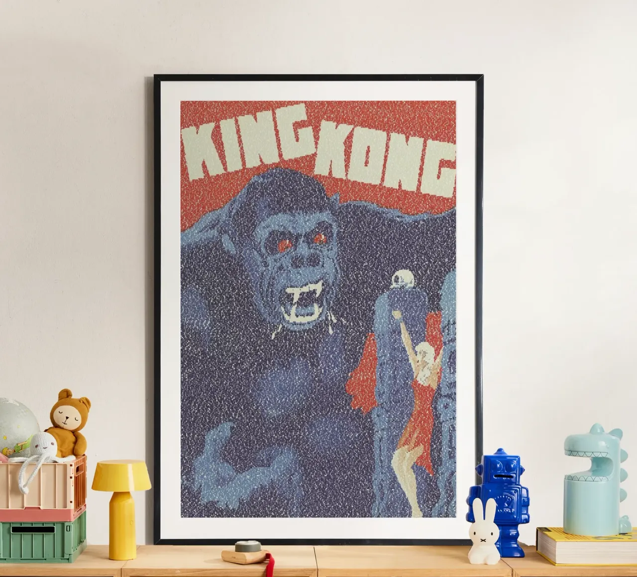 King Kong Poster von Robotic Ewe