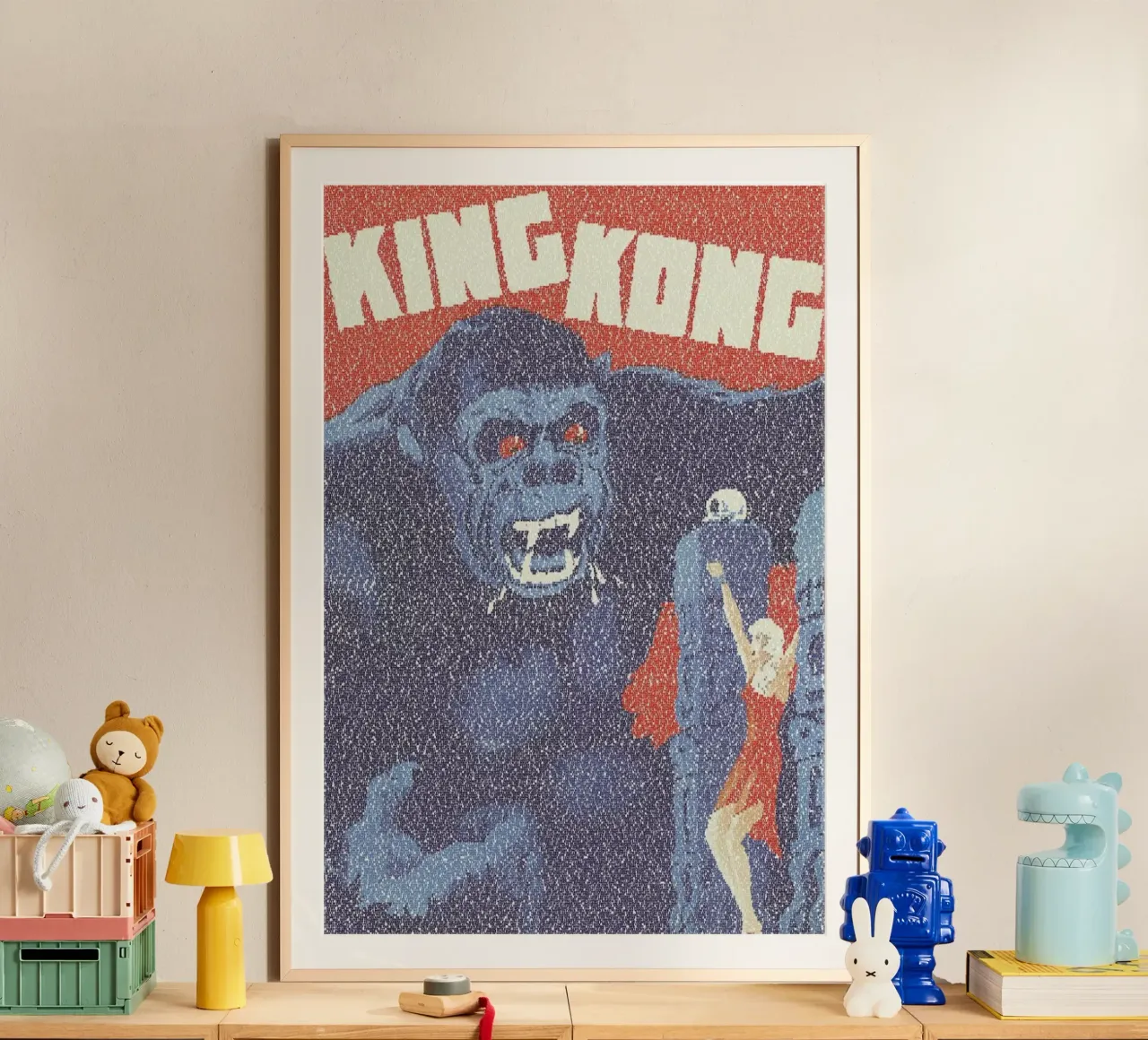 King Kong Poster von Robotic Ewe