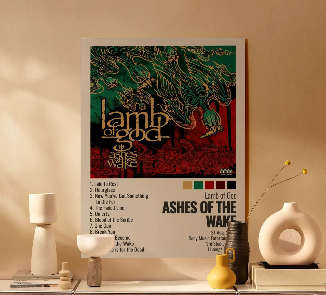 Lamb Of God Ashes Of The Wake plexiglass da Roronoa7