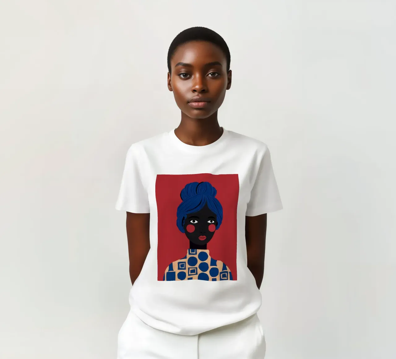 Fiducia fredda e cremisi t-shirt da Katarsis Mann