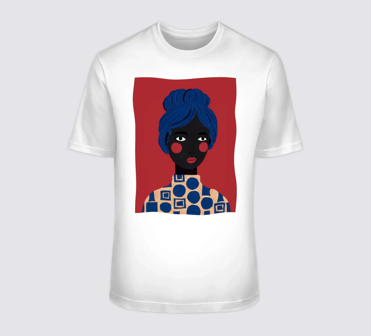 Fiducia fredda e cremisi t-shirt da Katarsis Mann