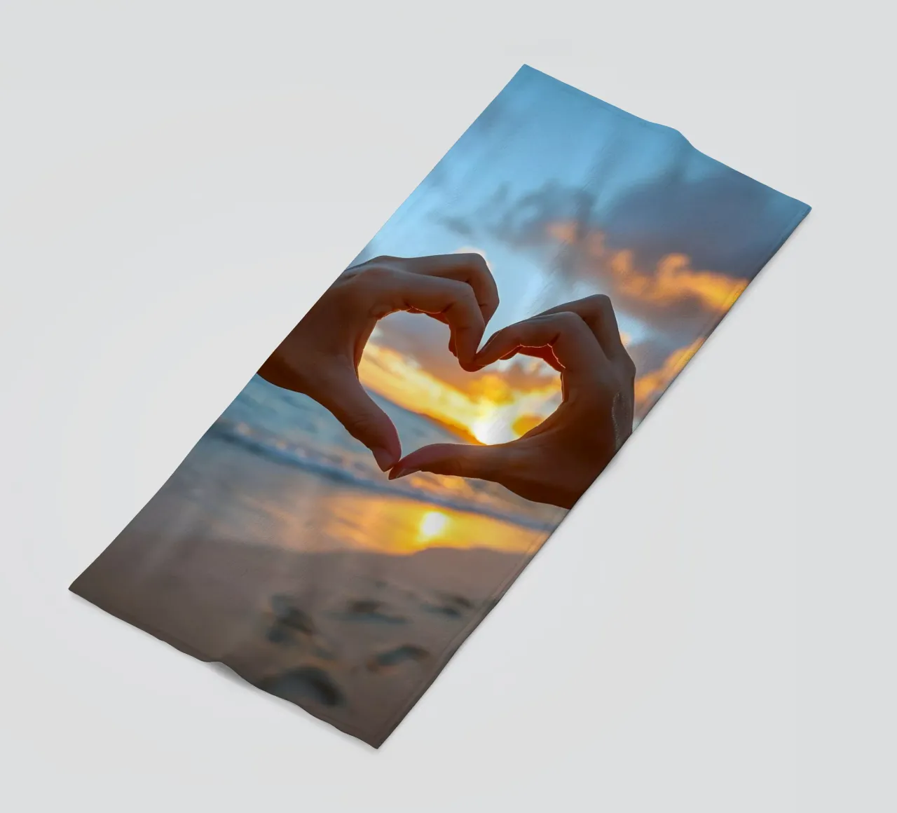 Amore costiero telo mare da M-Ulrich-Digital Art