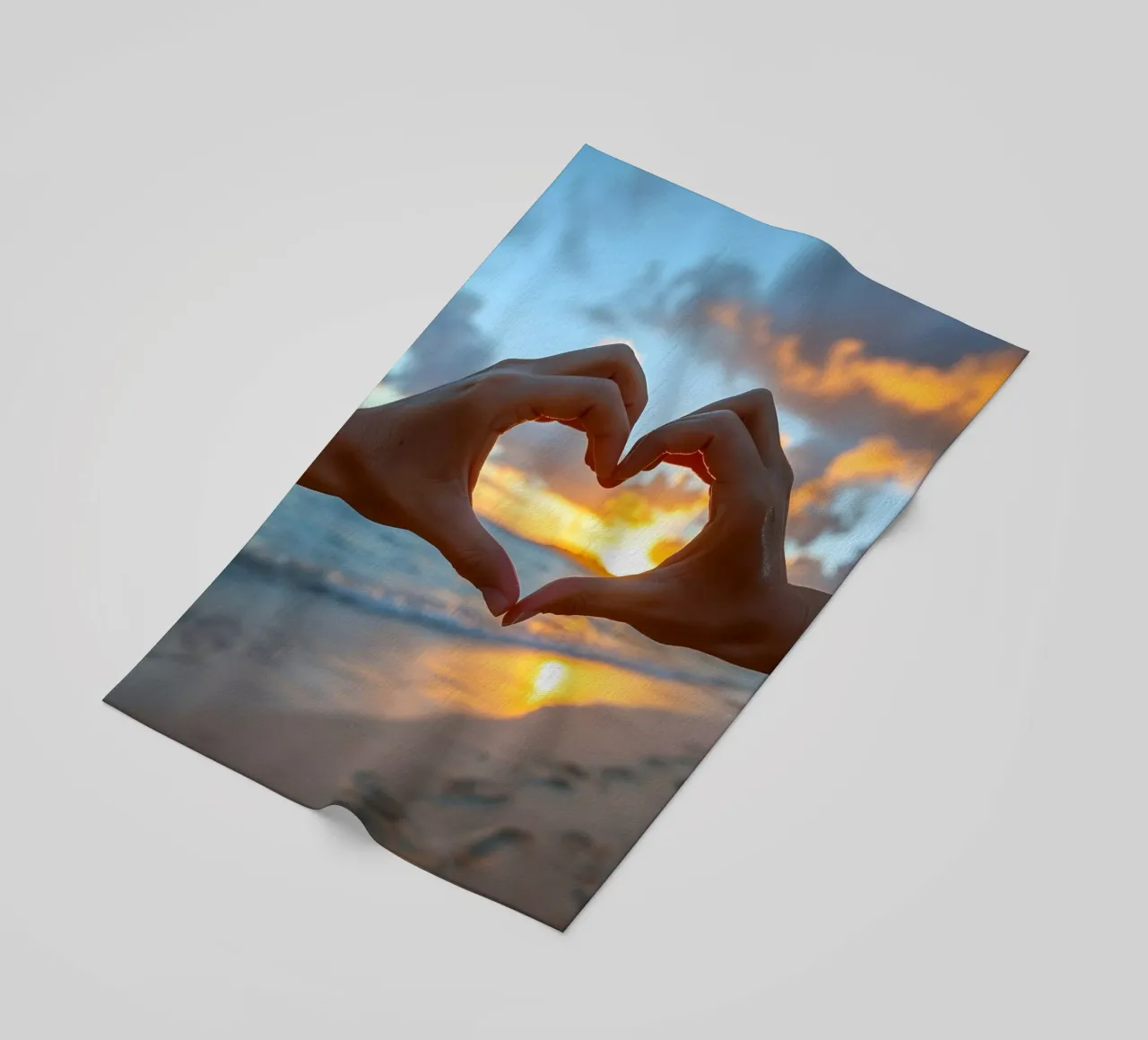 Amore costiero telo mare da M-Ulrich-Digital Art