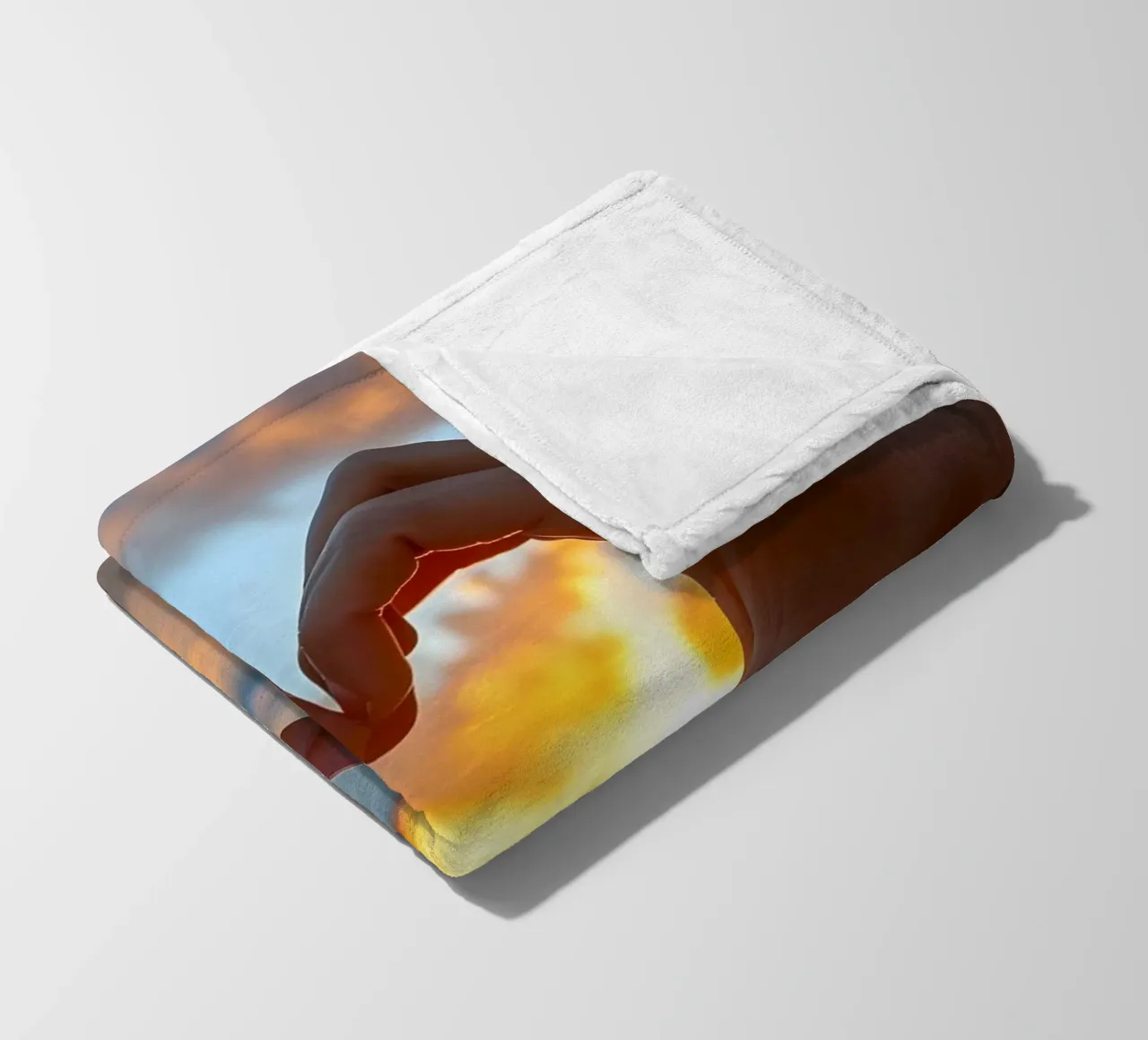 Amore costiero coperta in pile da M-Ulrich-Digital Art
