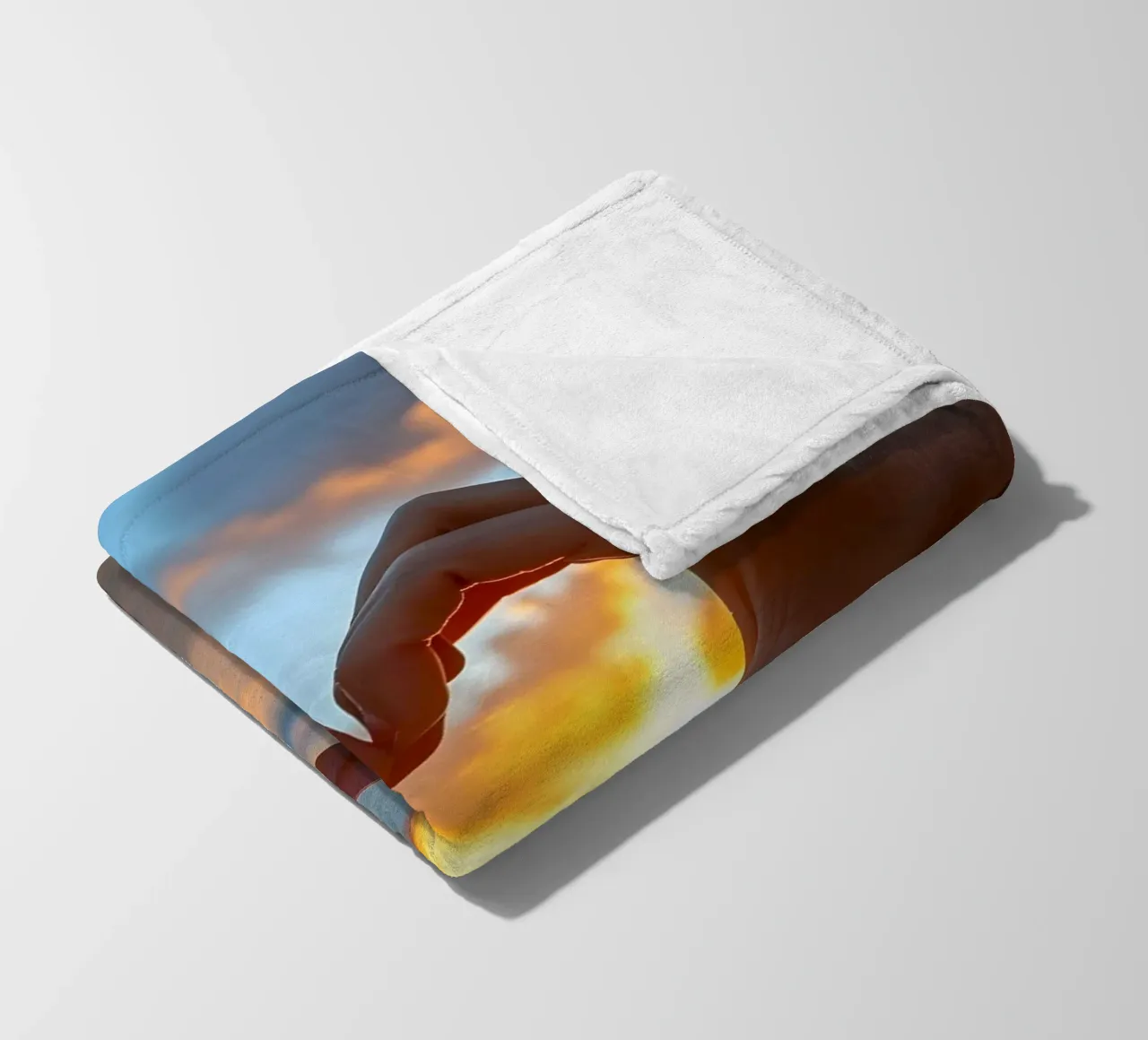 Amore costiero coperta in pile da M-Ulrich-Digital Art