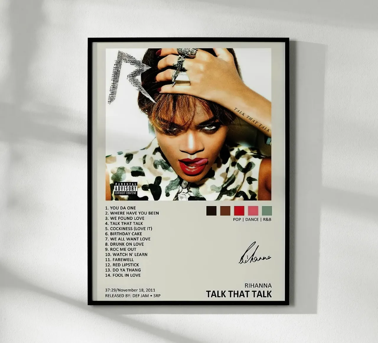 Rihana Talk That Talk carta hahnemühle da Roronoa7
