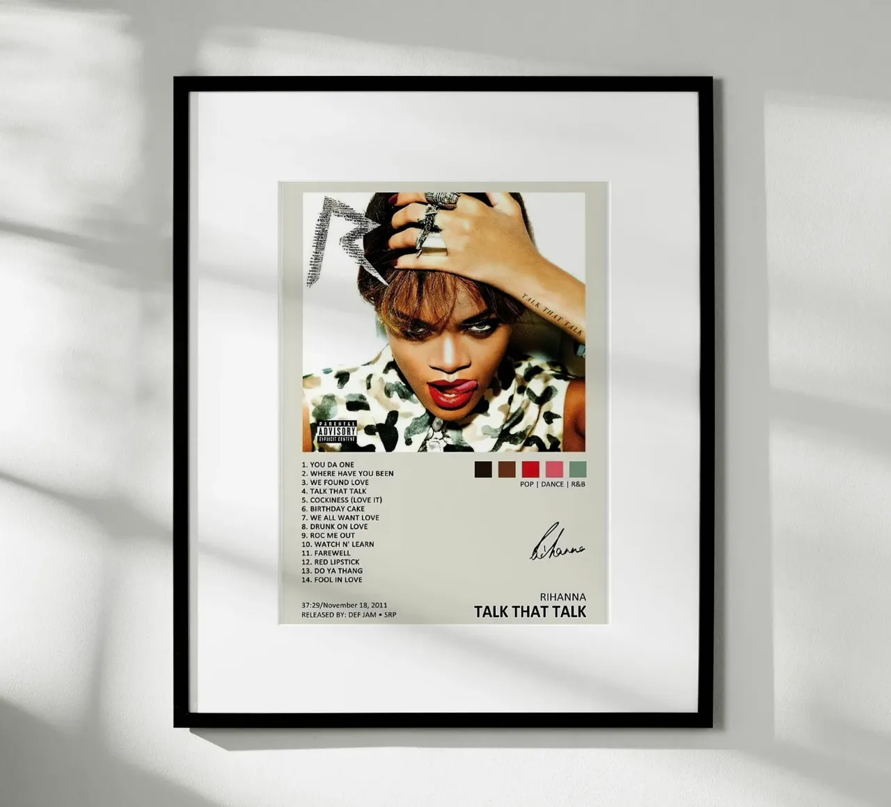 Rihana Talk That Talk carta hahnemühle da Roronoa7