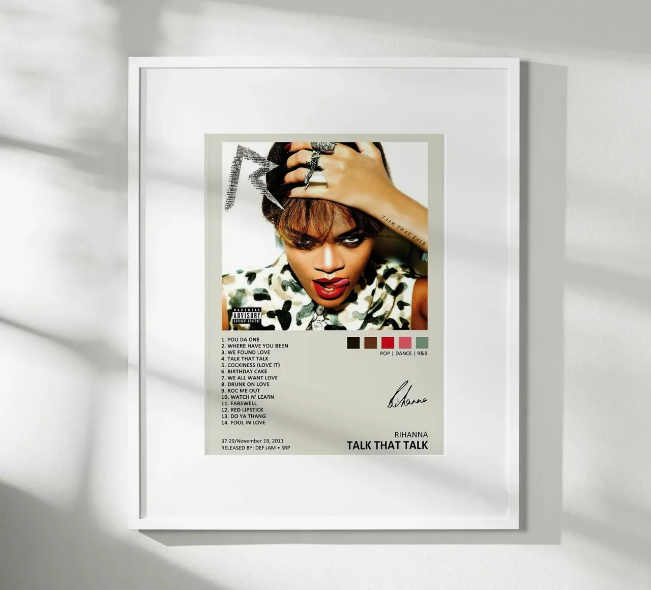 Rihana Talk That Talk carta hahnemühle da Roronoa7