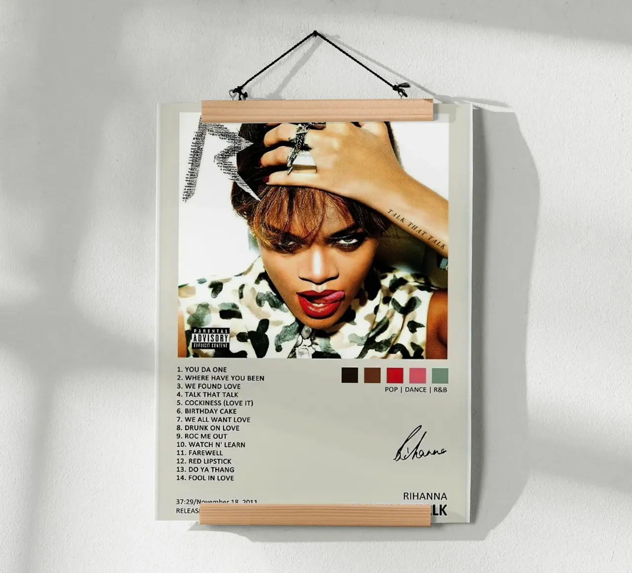 Rihana Talk That Talk carta hahnemühle da Roronoa7