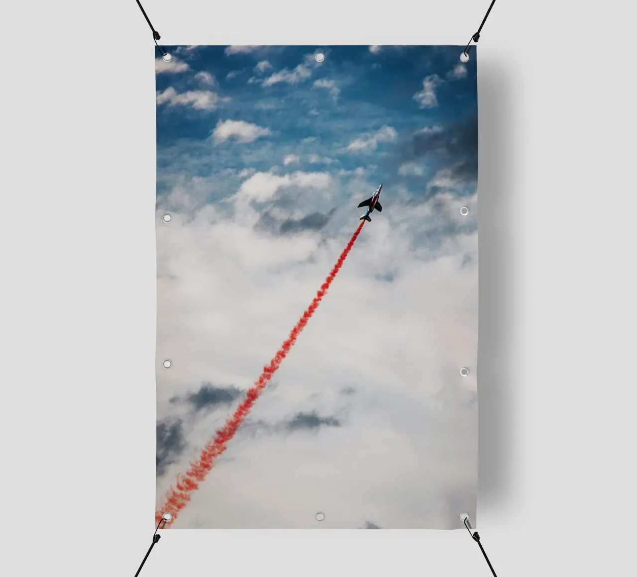 plane smoke red telo in pvc da feny