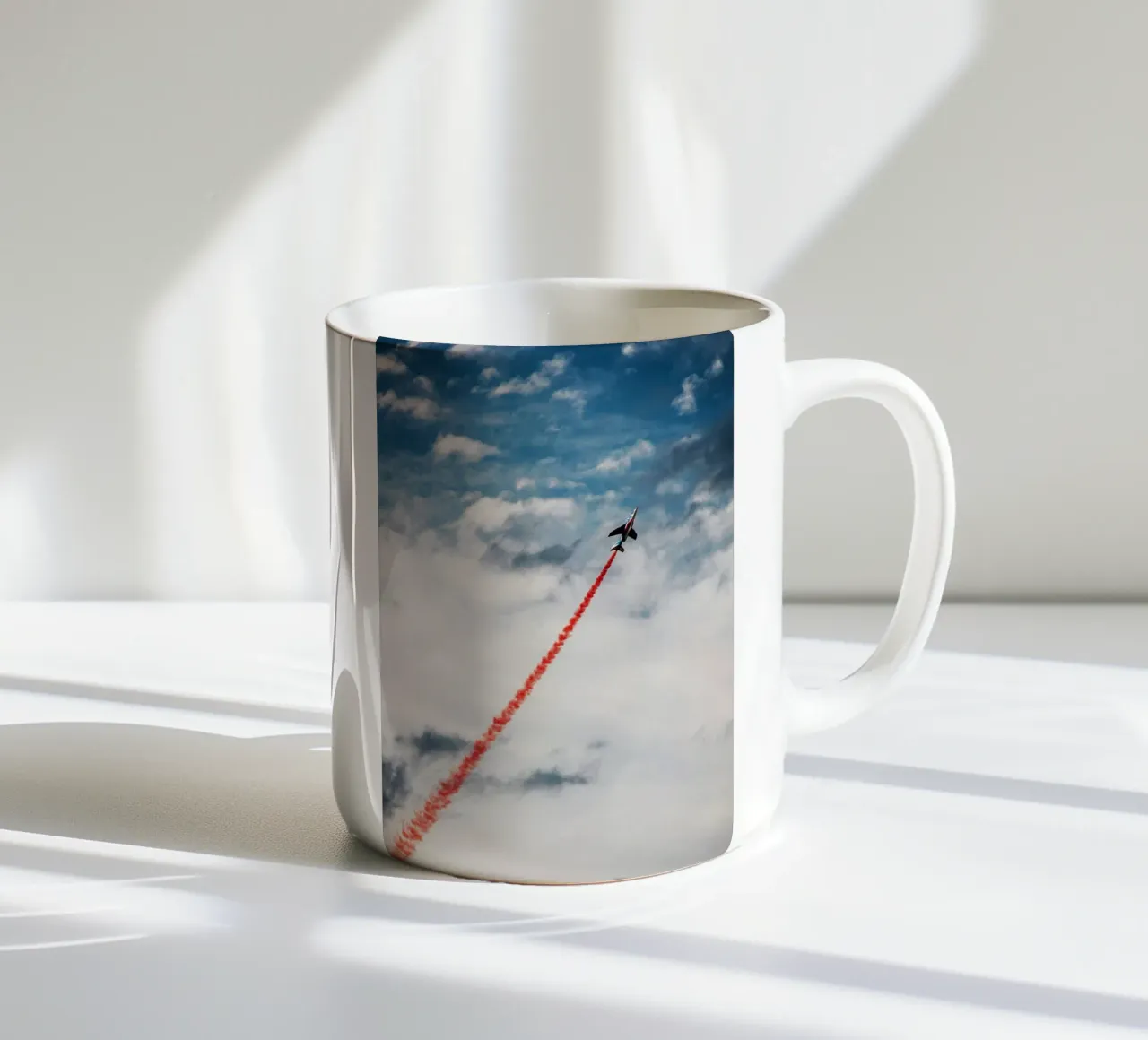 plane smoke red tazza in ceramica da feny