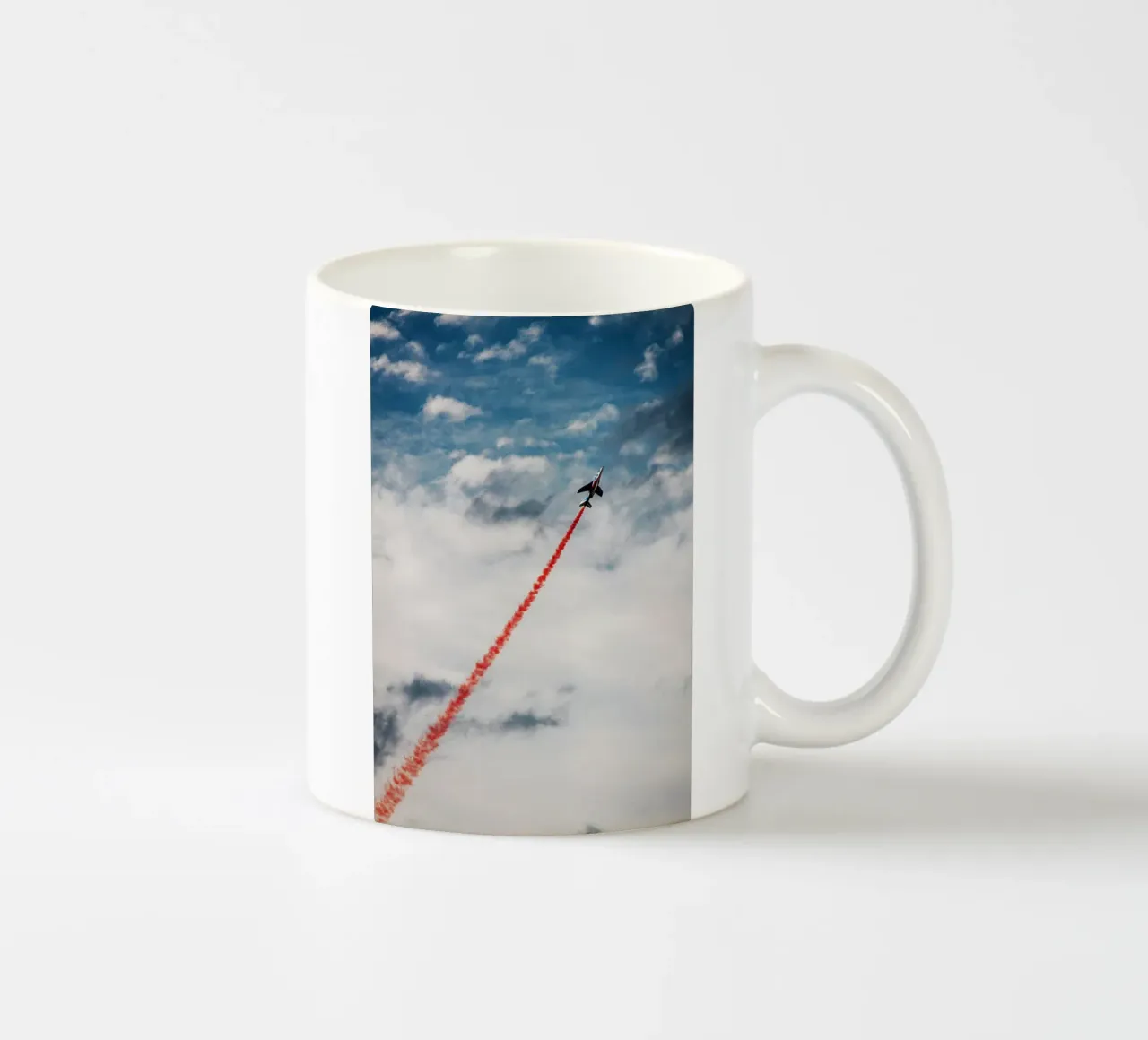 plane smoke red tazza in ceramica da feny