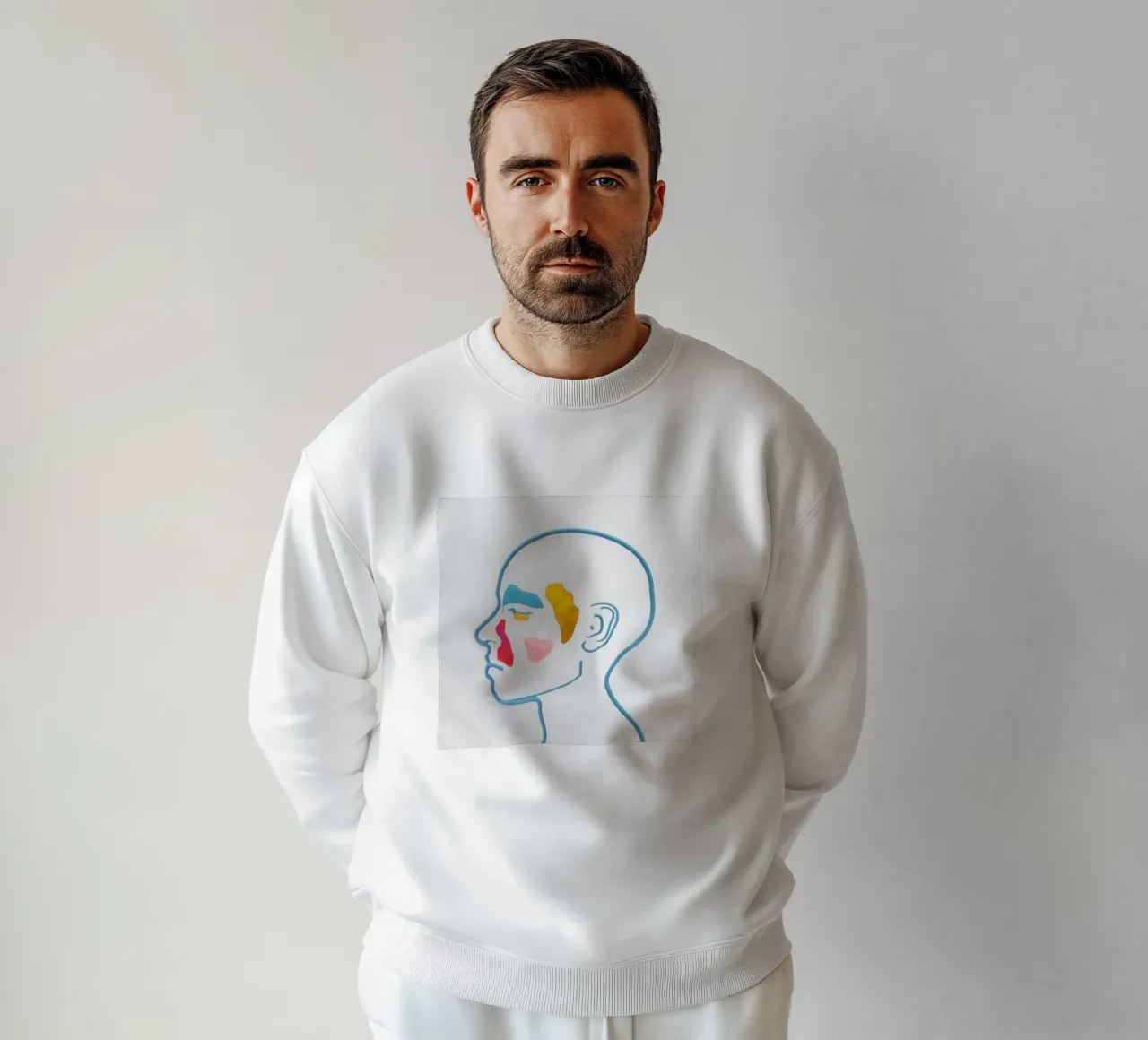 Dolore minimalista a goccia felpa da Katarsis Mann