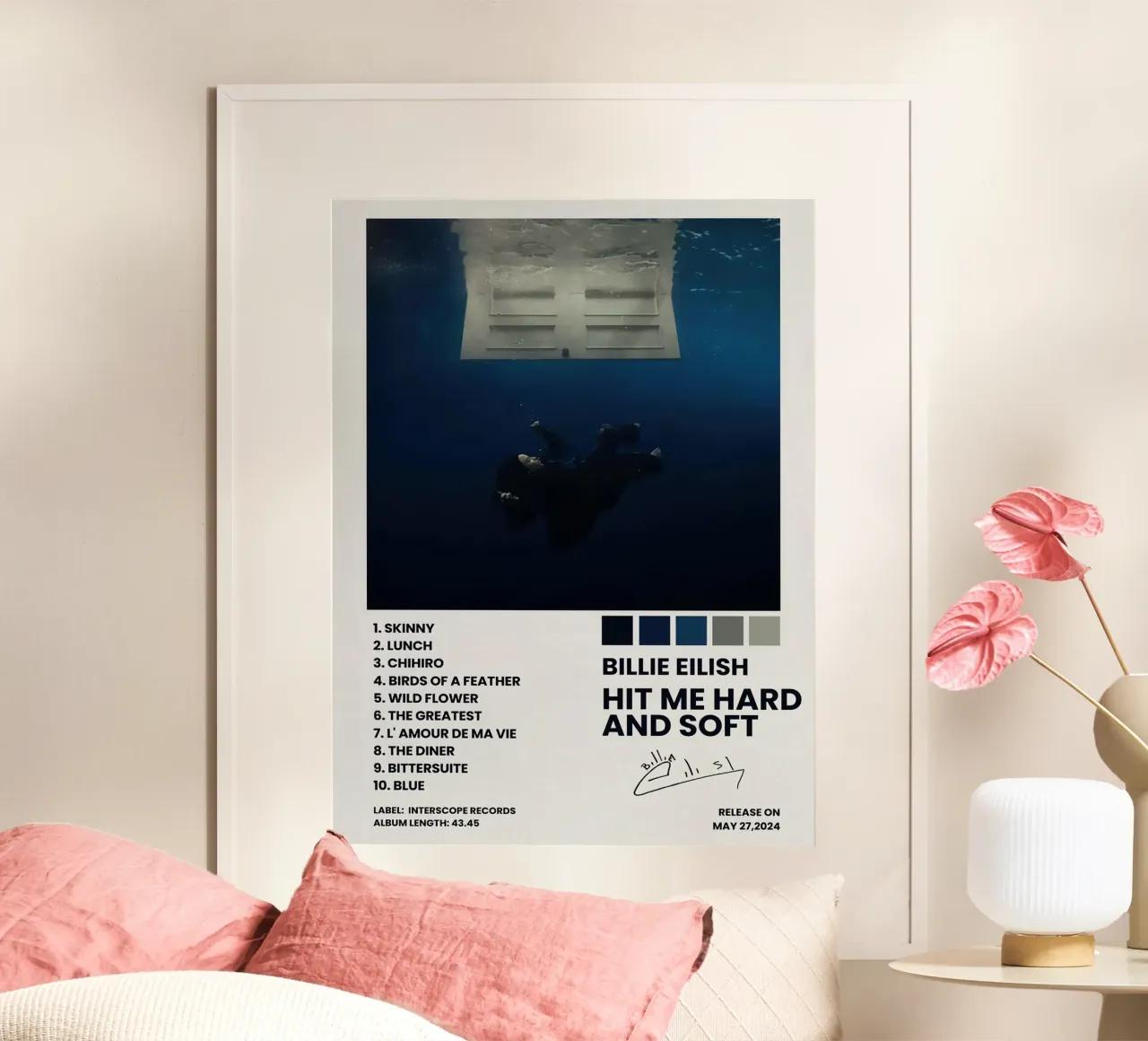 Billie Eilish Hit Me Hard And Soft carta hahnemühle da Roronoa7