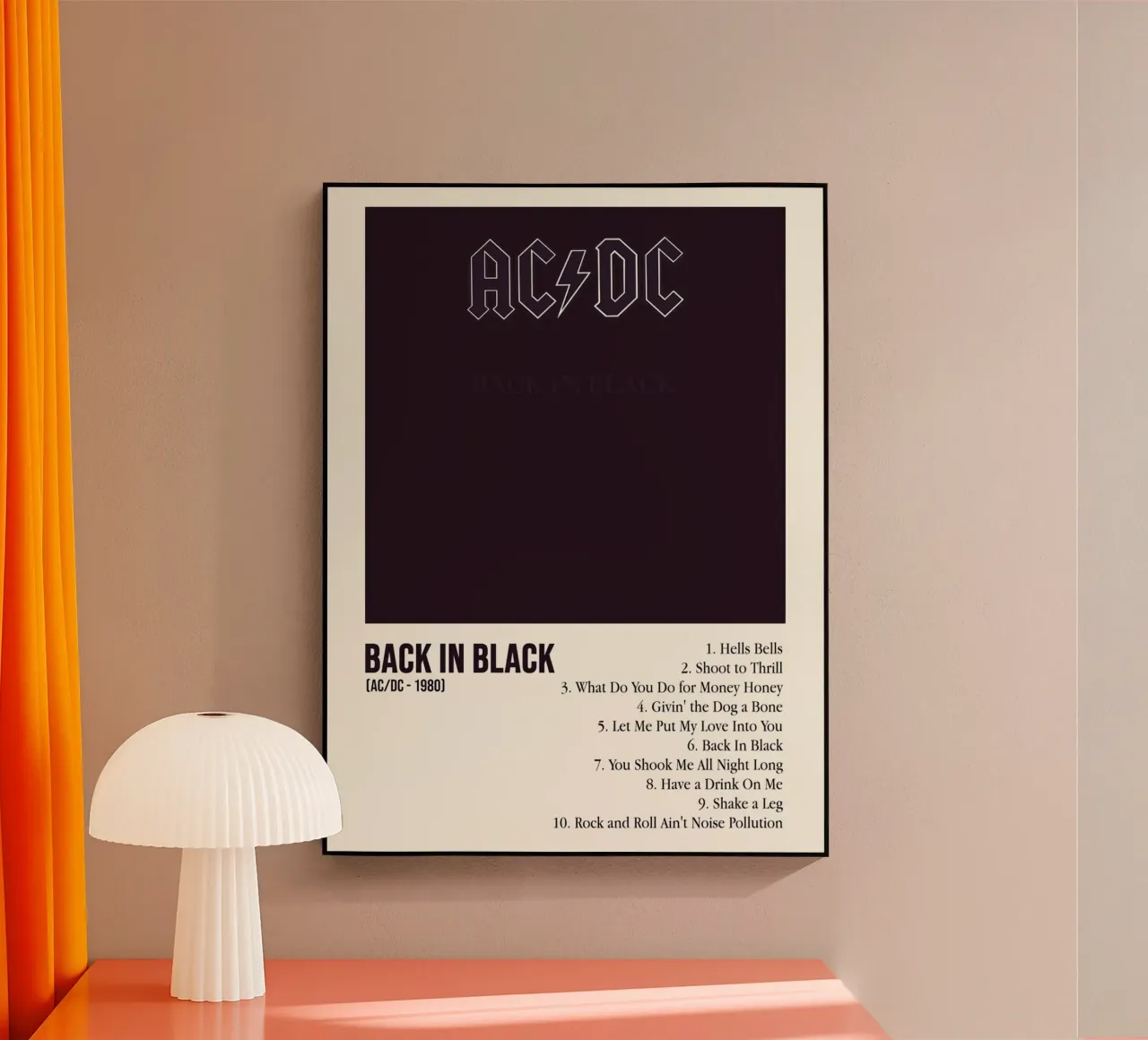 AC/DC Back In Black plexiglass da Roronoa7