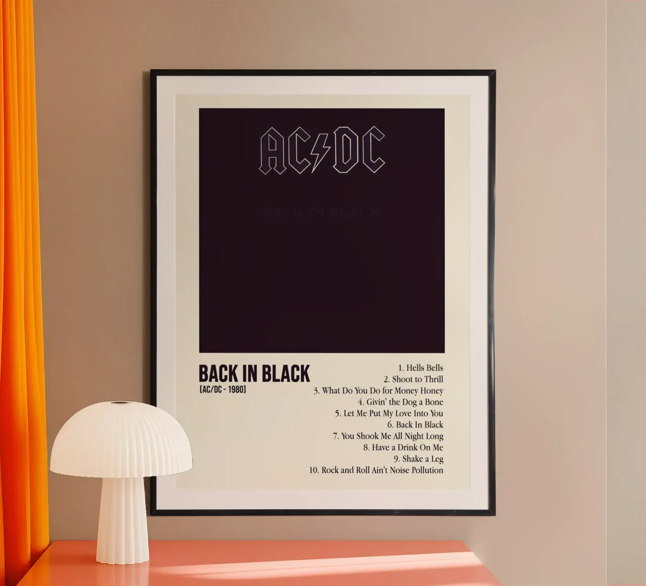 AC/DC Back In Black carta hahnemühle da Roronoa7