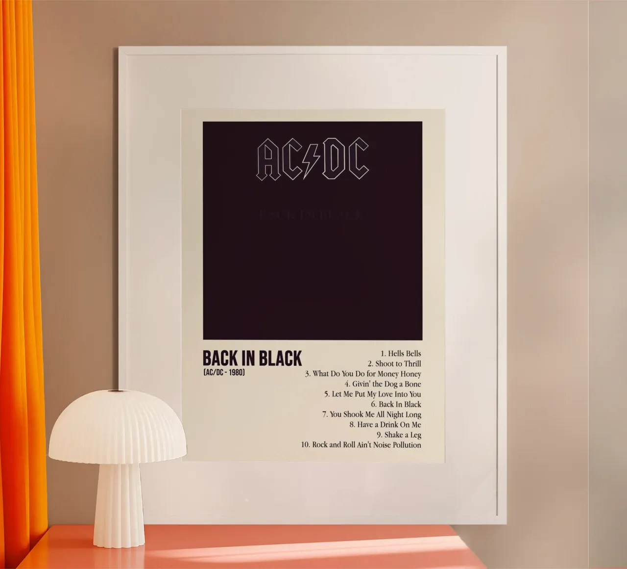 AC/DC Back In Black carta hahnemühle da Roronoa7