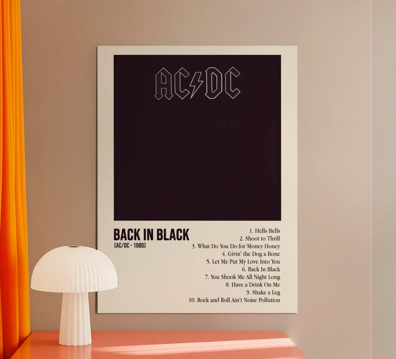 AC/DC Back In Black carta hahnemühle da Roronoa7