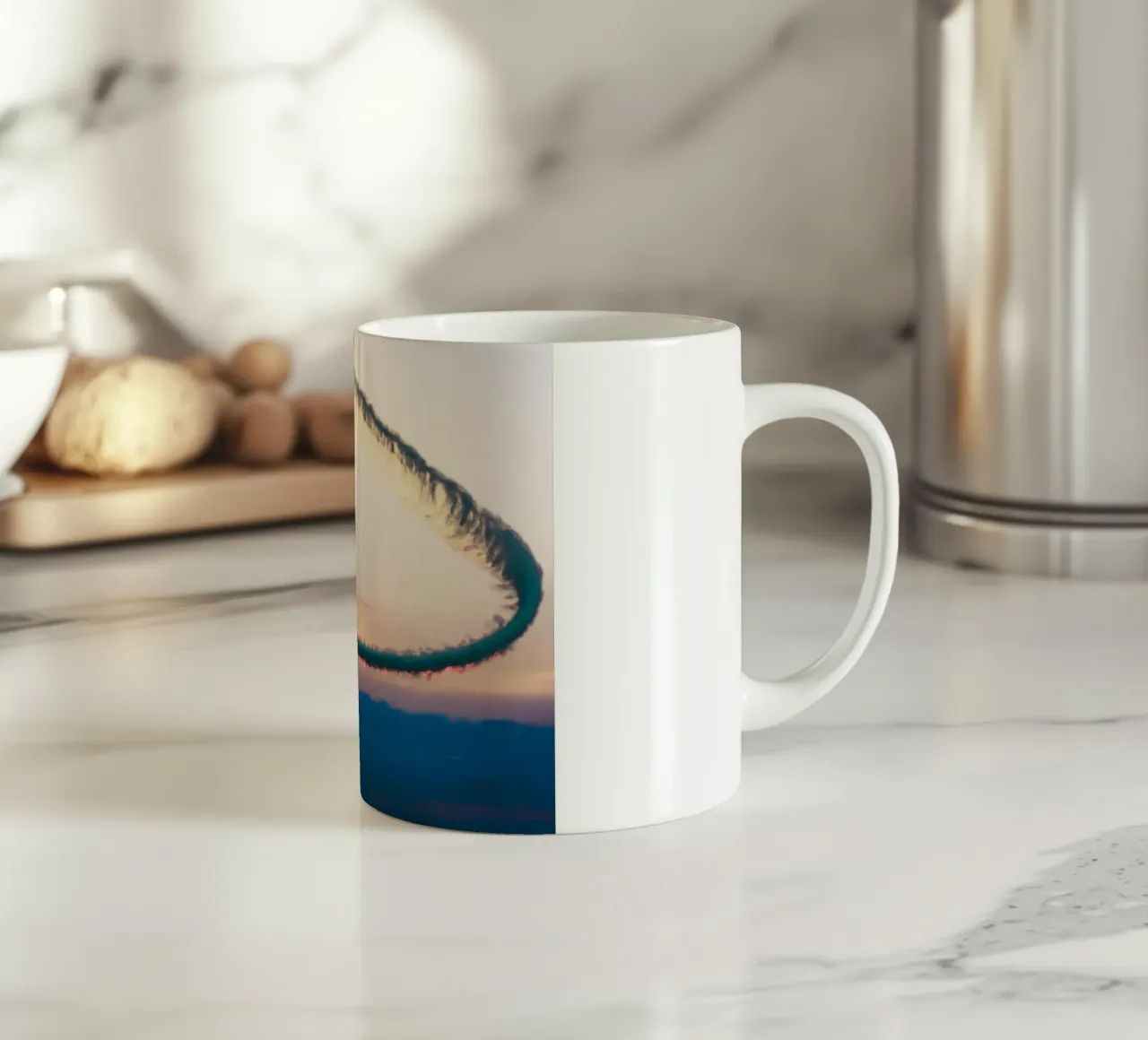curve smoke plane tazza in ceramica da feny