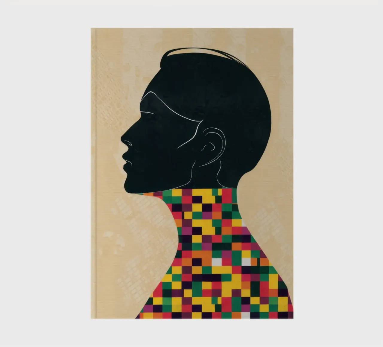 Checkered Identity Shadow notebook by Katarsis Mann