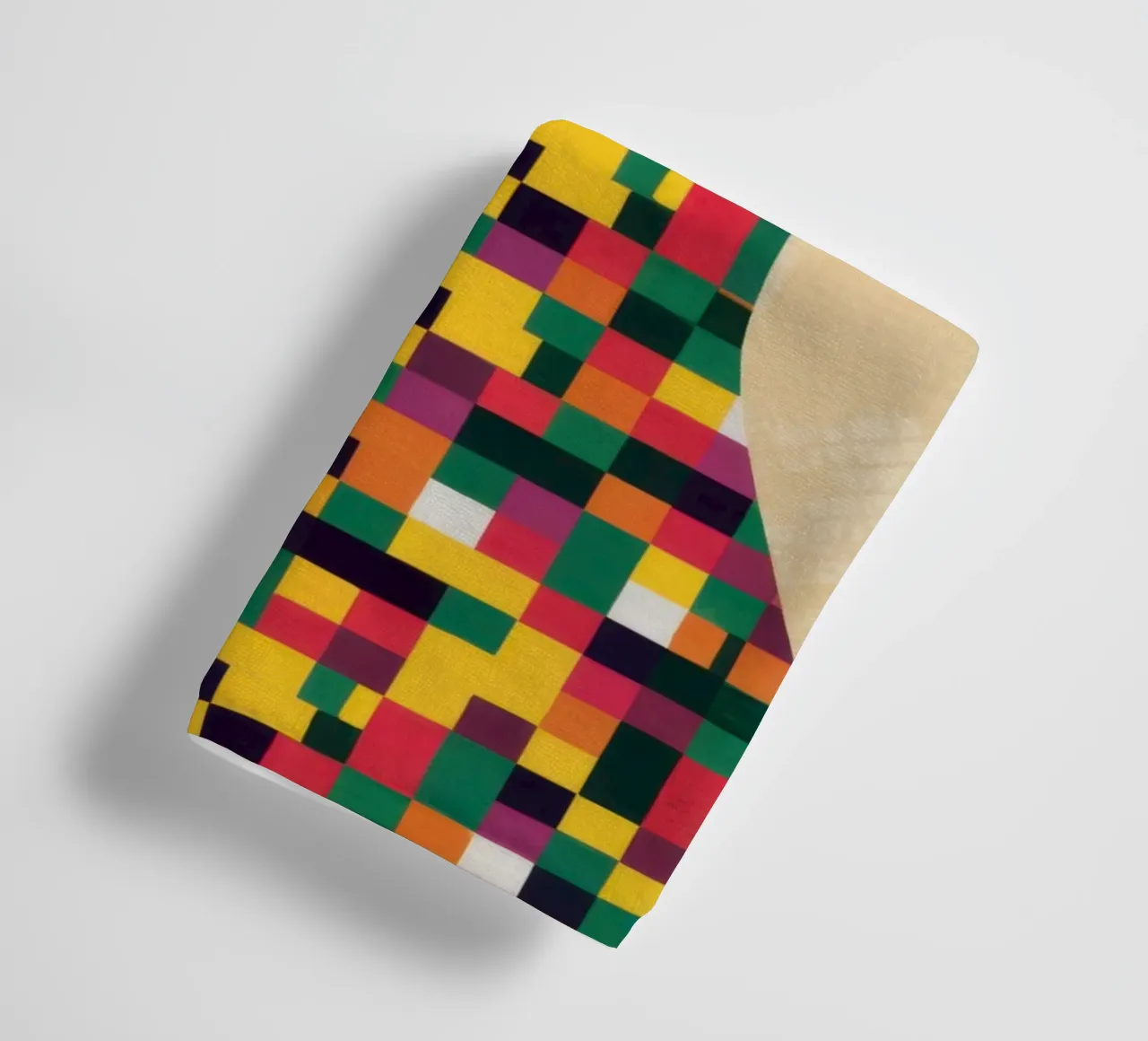 Checkered Identity Shadow towel by Katarsis Mann